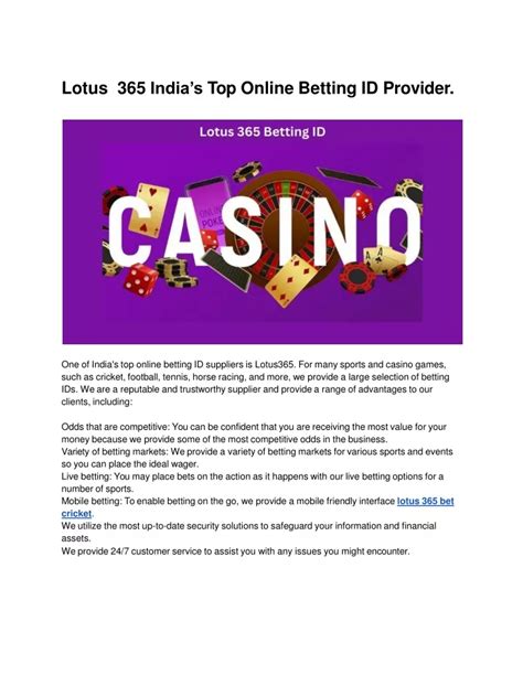 lotus 365 minimum deposit|Lotus365: India's Top Online Betting and Casino .